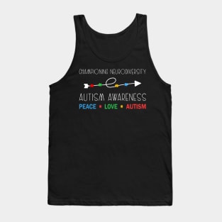 Championing Neurodiversity Autism Awarenes Tank Top